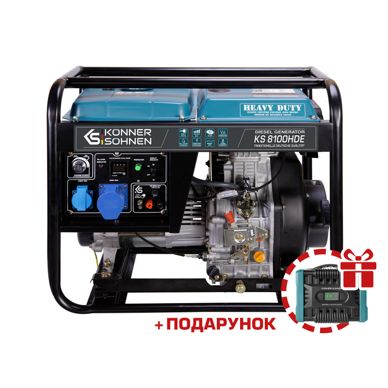 Дизельний генератор KS 8100HDE (EURO V)