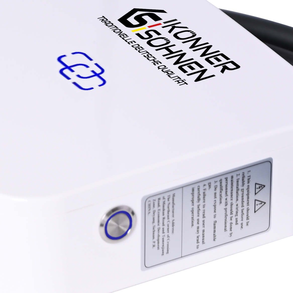 Кнопка керування заряджанням з індикатором