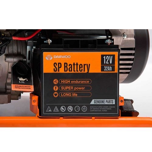 Генератор бензиновий DAEWOO GDA-7500E 6,5 кВт