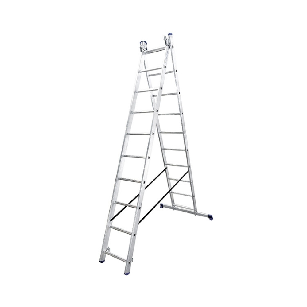 Драбина Virastar DUOMAX VDL211 2x11 алюмінієва, 2 секції, 4.5 м