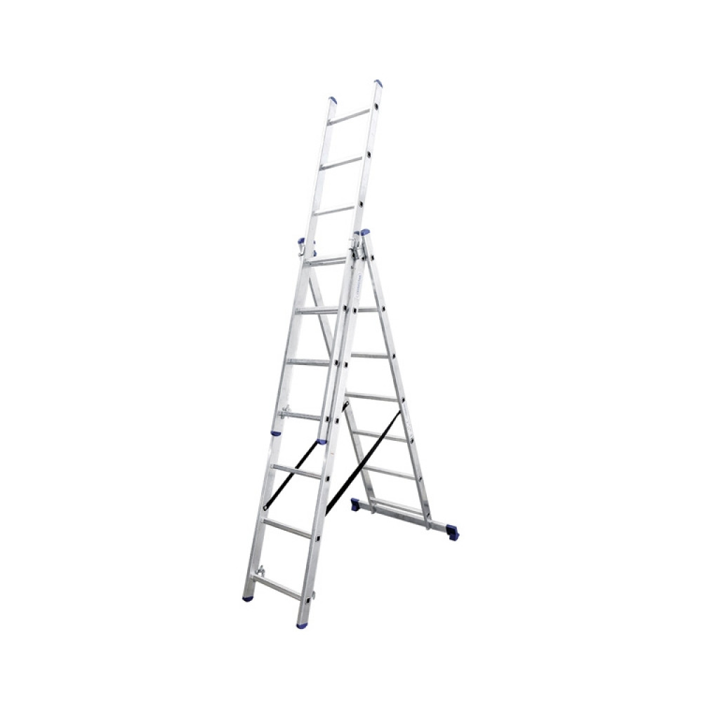 Драбина Virastar TRIOMAX VTL311 3x11 алюмінієва, 3 секції, 6,45 м