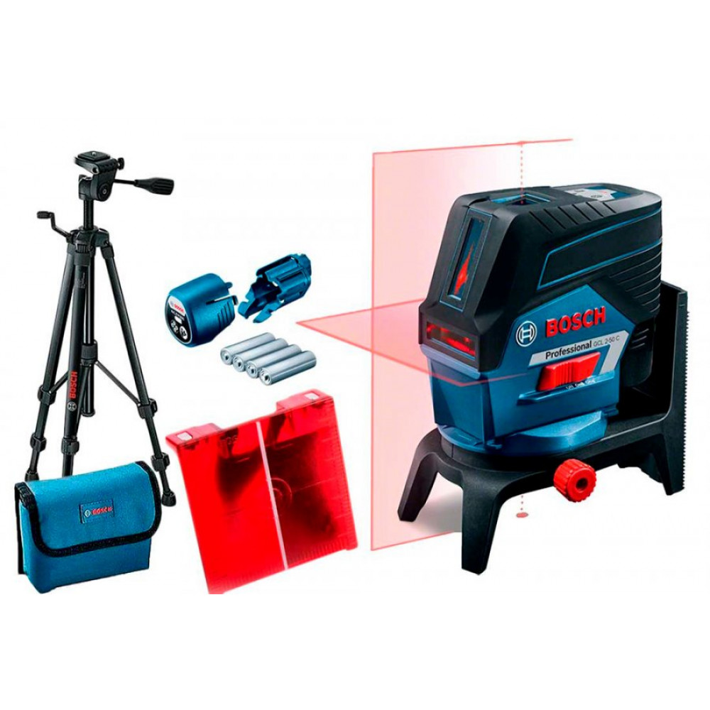 Нівелір лазерний Bosch GCL 2-50 C Professional + штатив BT 150 (0601066G02)