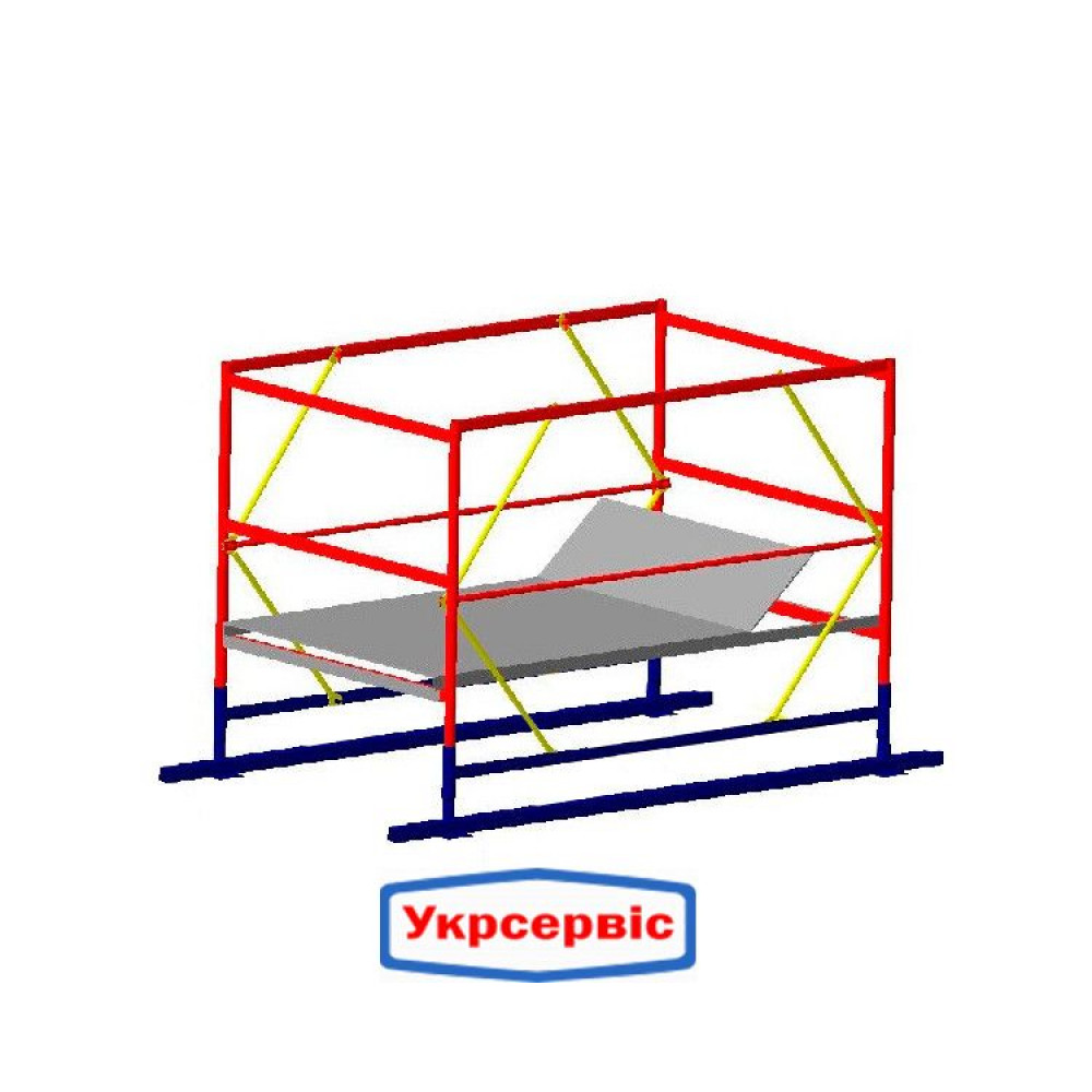 Базовий блок вишки-тури VIRASTAR ОПТИМА 2,0x1,2 м (без стабілізаторів і коліс)