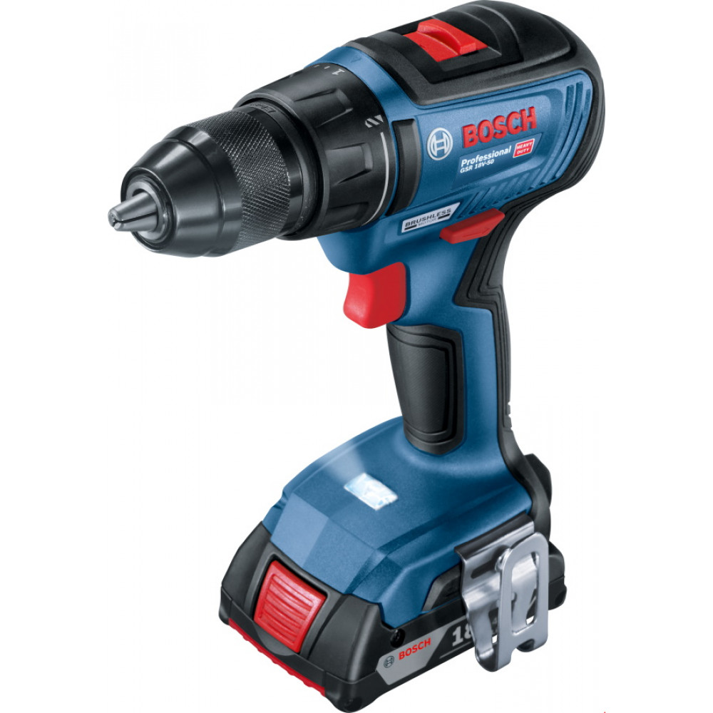 Акумуляторний шурупокрут Bosch GSR 18V-50 Professional безщітковий (06019H5000)