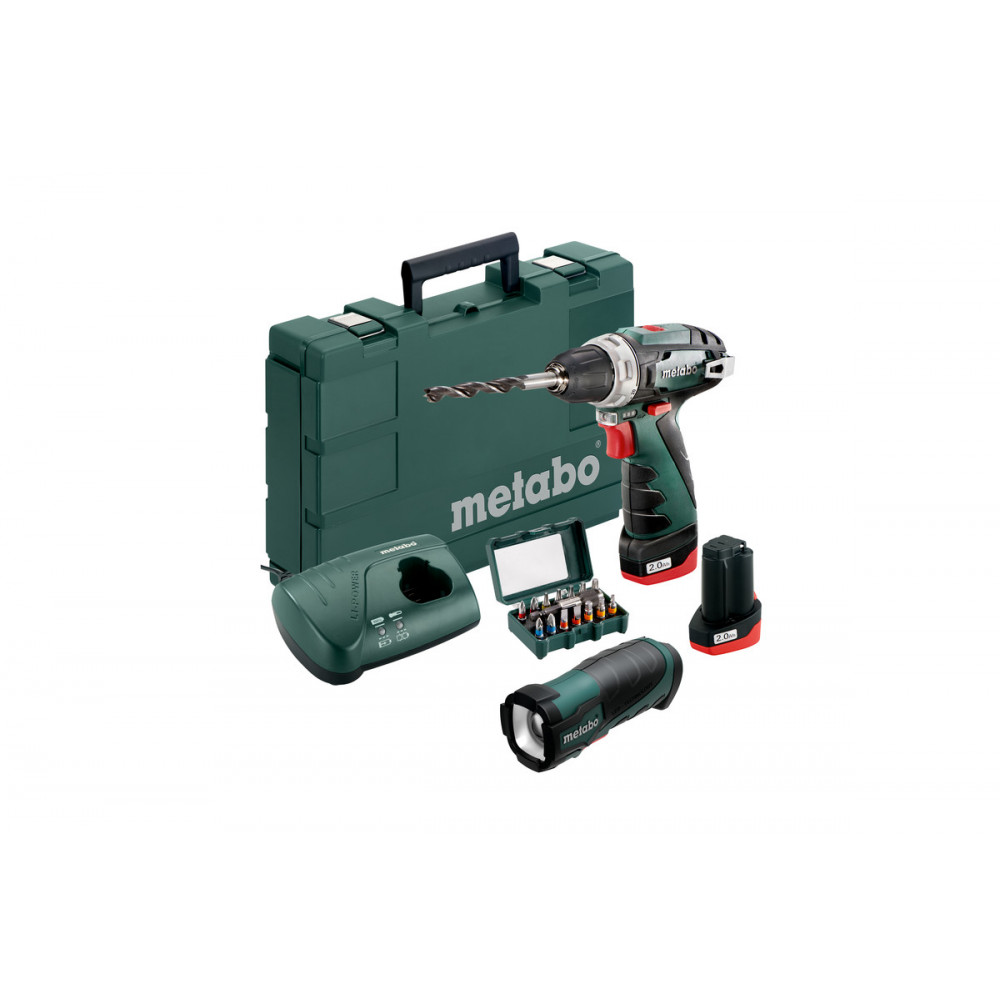 Акумуляторний ударний шурупокрут Metabo PowerMaxx BS Basic Set (600080930)