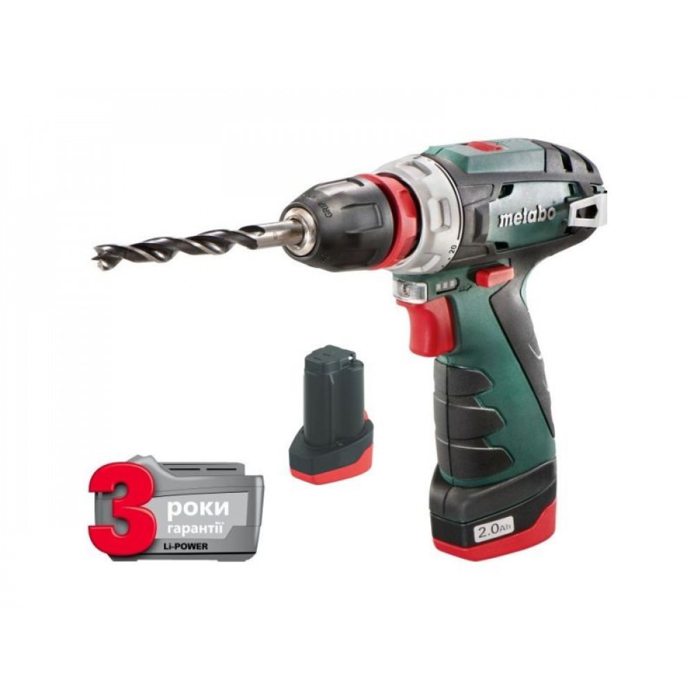 Акумуляторний шурупокрут Metabo PowerMaxx BS Quick Basic (600156500)
