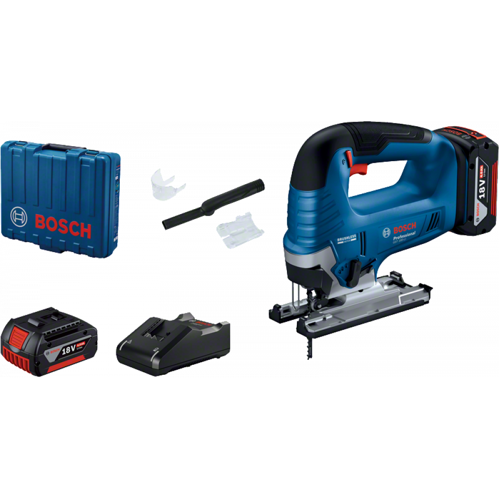Акумуляторний лобзик Bosch GST 185-LI, 1 x GBA 18V 4.0Ah, GAL 18V-20, кейс (06015B3023)