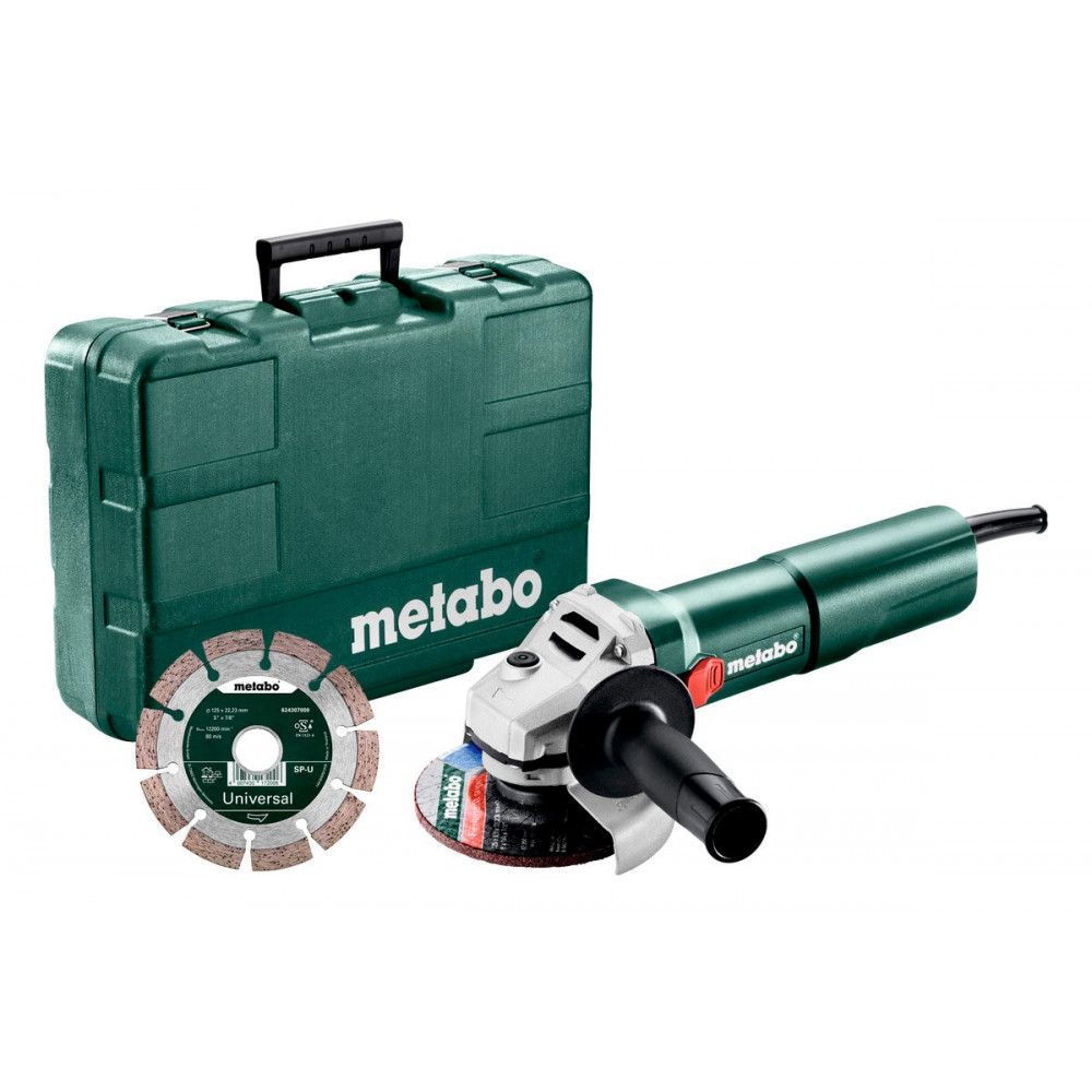 Болгарка Metabo W 1100-125 SET (603614510)