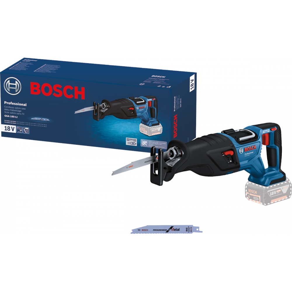 Акумуляторна шабельна пилка Bosch GSA 185-LI (06016C0020)