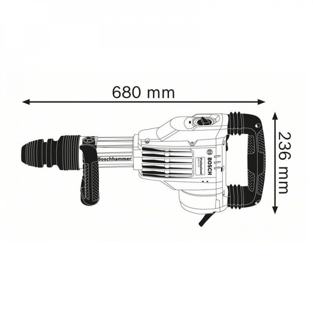 Відбійний молоток Bosch GSH 11 VC (0611336000)