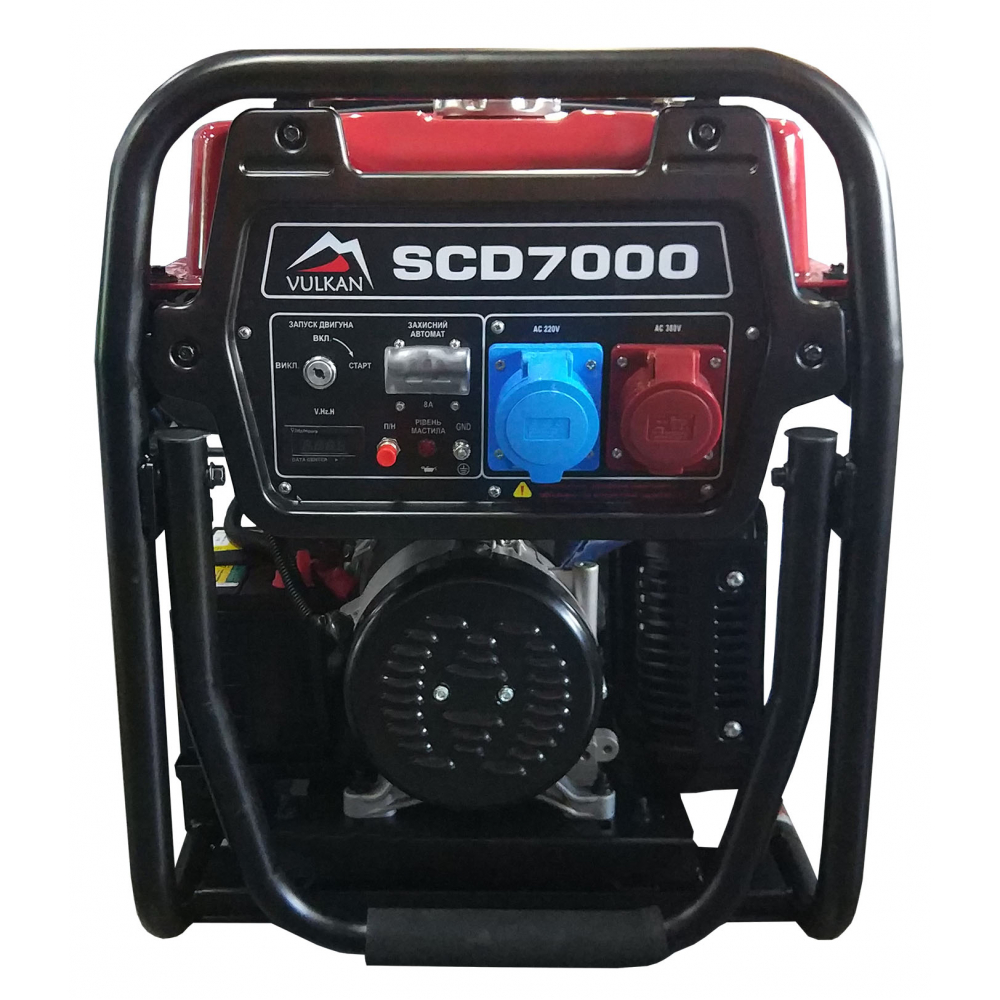 Генератор дизельний 5 кВт Vulkan SCD7000TЕ (SCD7000TЕ)