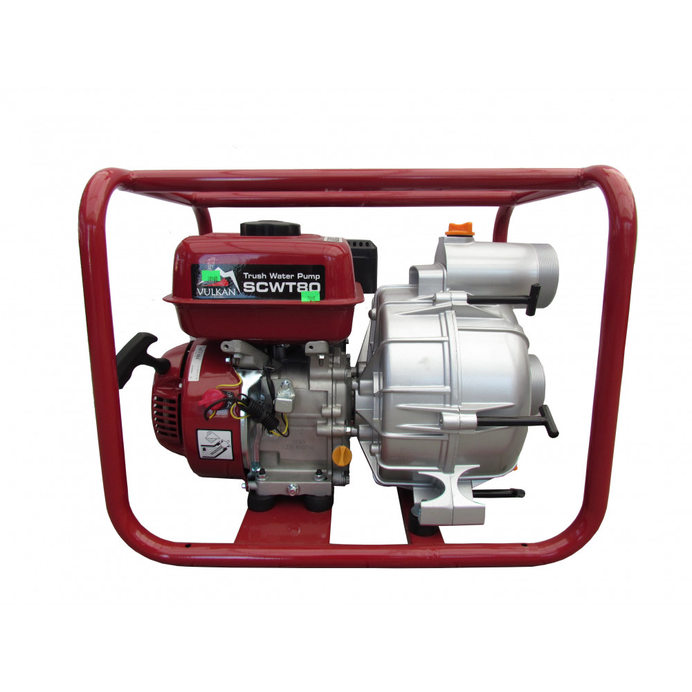 Мотопомпа бензинова Vulkan SCWT80 для брудної води