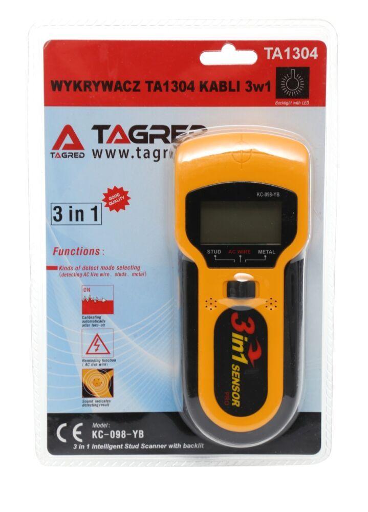Детектор прихованої проводки, дерева, металу TAGRED TA1304