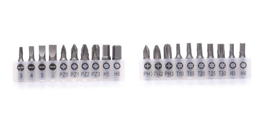 Набір викруток та бітів TAGRED TA1135, 34 шт
