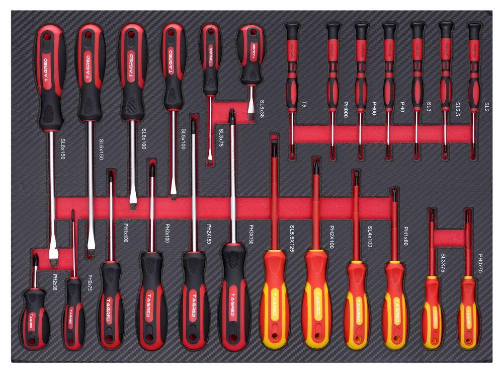 Візок для майстерні з інструментами TAGRED TA216, 306 ел