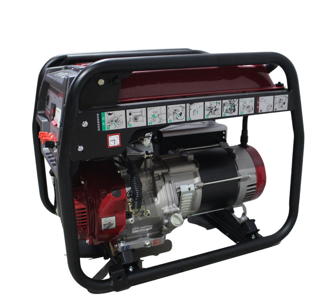 Бензиновий генератор EF Power YH6500S-IV + газова плитка Orcamp CK-505 + електричний обігрівач Gardyer HE2000