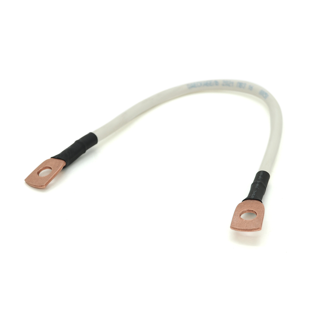 Кабель для з'єднання АКБ (перемичка) довжина 60см , провод медный ПВ-3/КГНВ Одессакабель, 25мм2 с клемами М8 (медь)