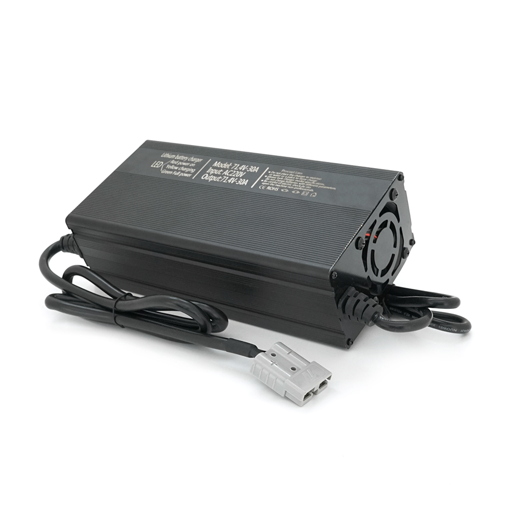 Зарядний пристрій для акумуляторів LiFePO4 60V, 25-30A, 185x88x60mm