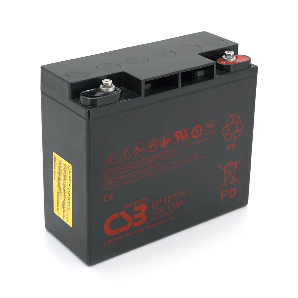 Акумуляторна батарея CSB GP12170I, 12V 17Ah (181х77х167мм), М5, Q4/96