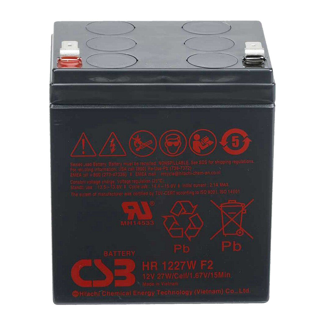 Акумуляторна батарея CSB HR1227WF2, 12V 6,5Ah (90х70х106мм), 1.97 kg Q10