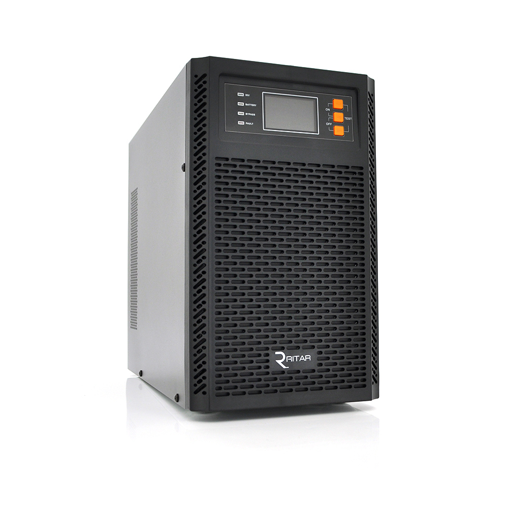 ДБЖ з правильною синусоїдою Ritar PT-3KS-LCD, 3000VA (2700Вт), 72В, Внутрішня батарея 72 V 12V 7.5 Ah х 6шт (402*190*325)