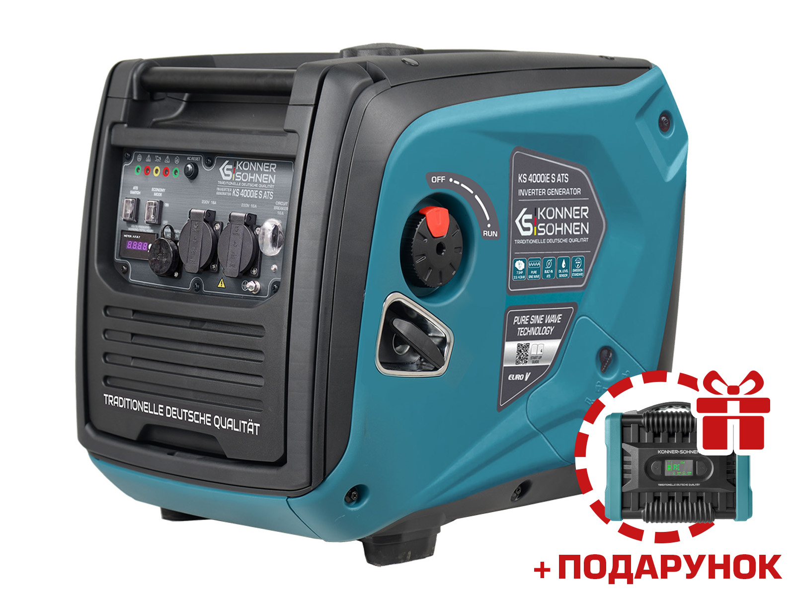 Інверторний генератор KS 4000iE S ATS