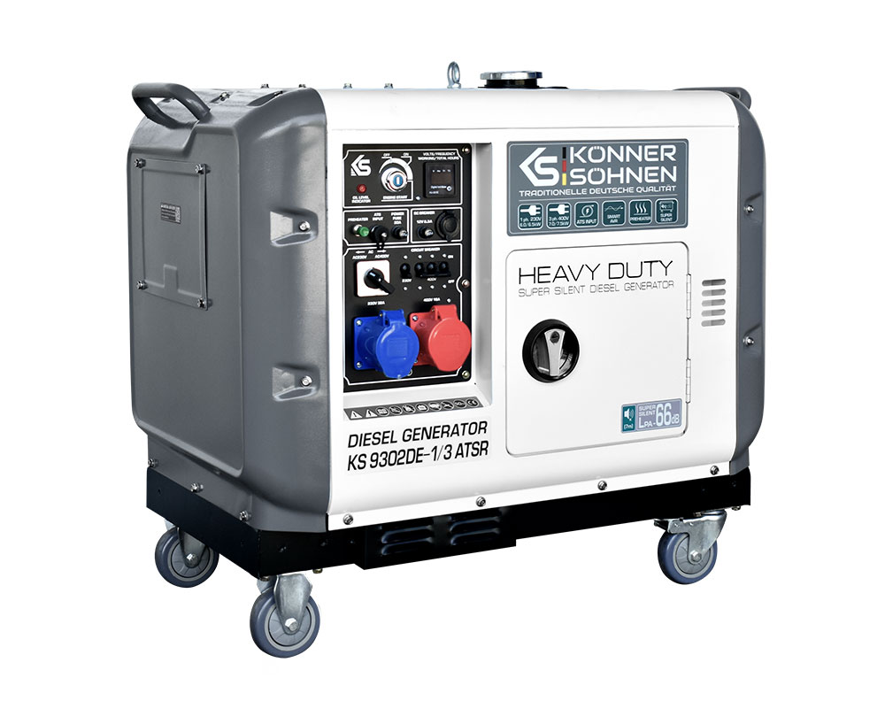Дизельний генератор KS 9302DE-1/3 ATSR