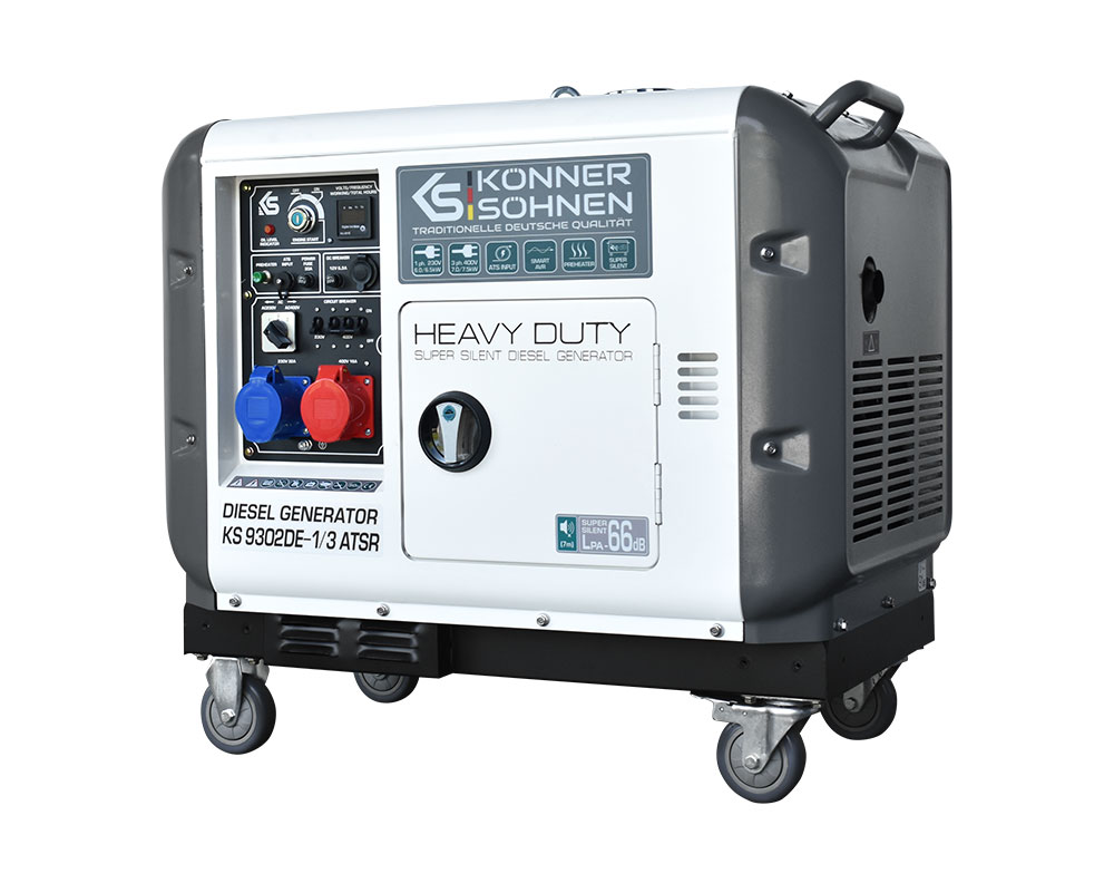 Дизельний генератор KS 9302DE-1/3 ATSR