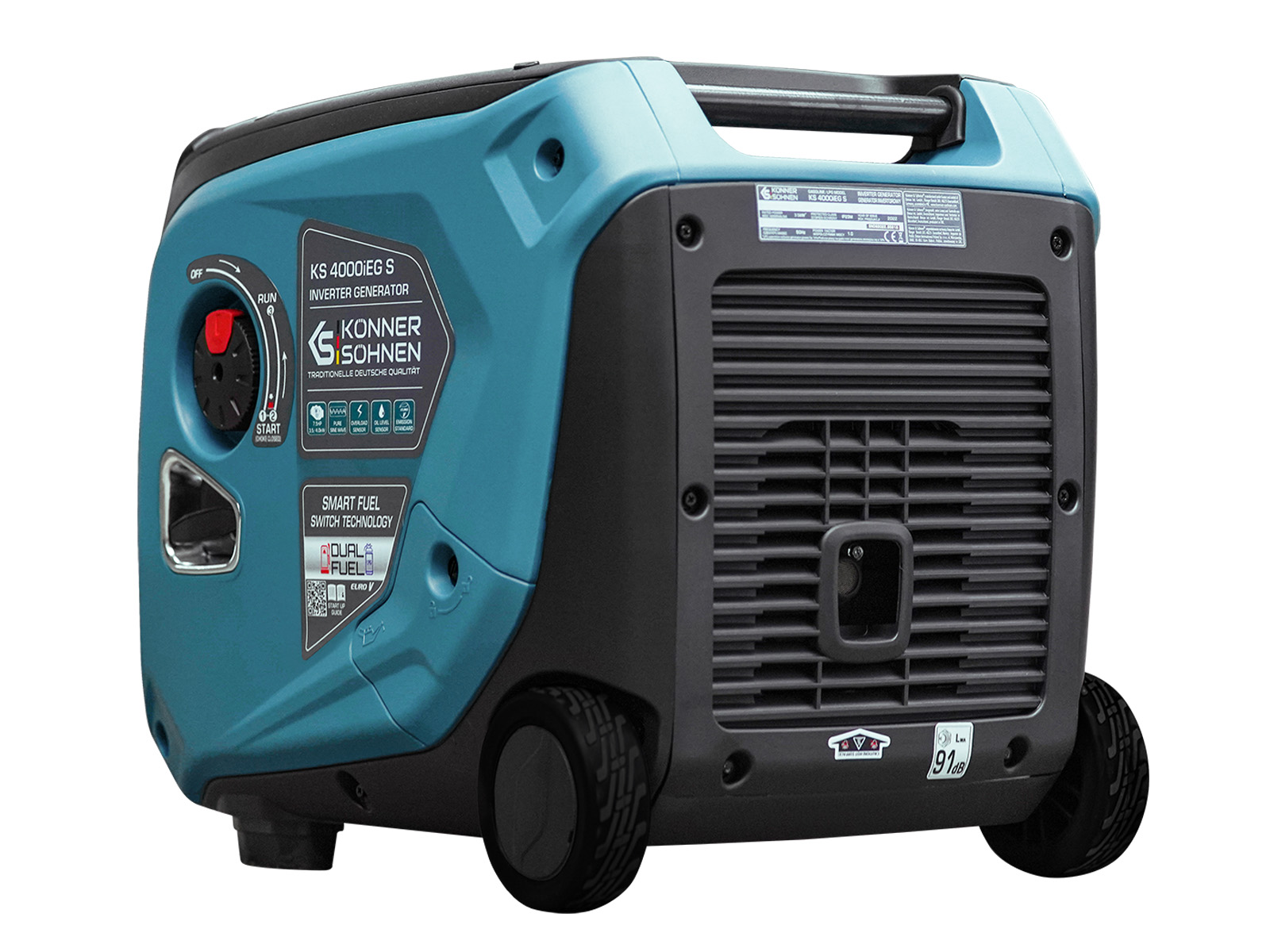 Інверторний газобензиновий генератор KS 4000iEG S