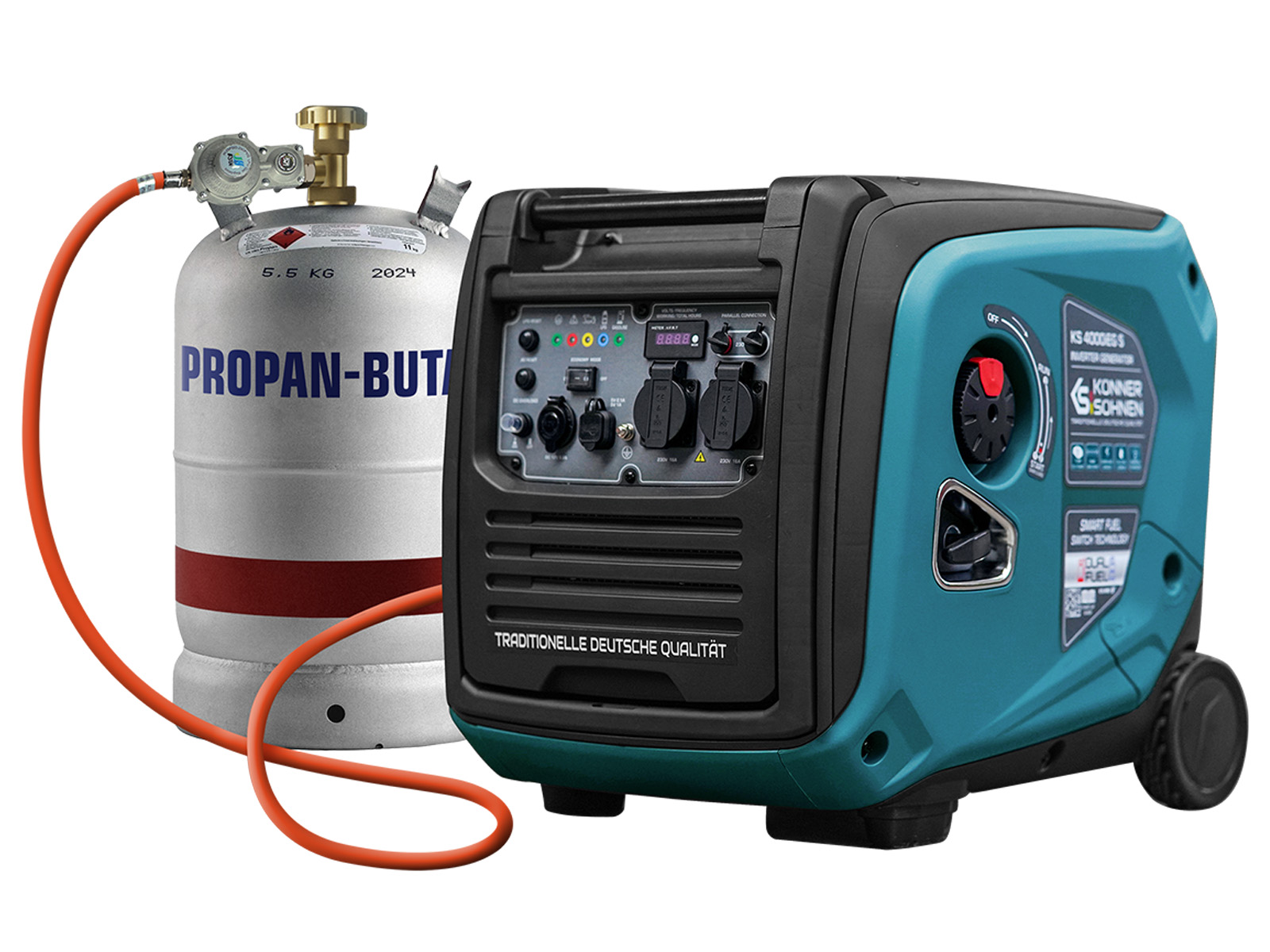 Інверторний газобензиновий генератор KS 4000iEG S