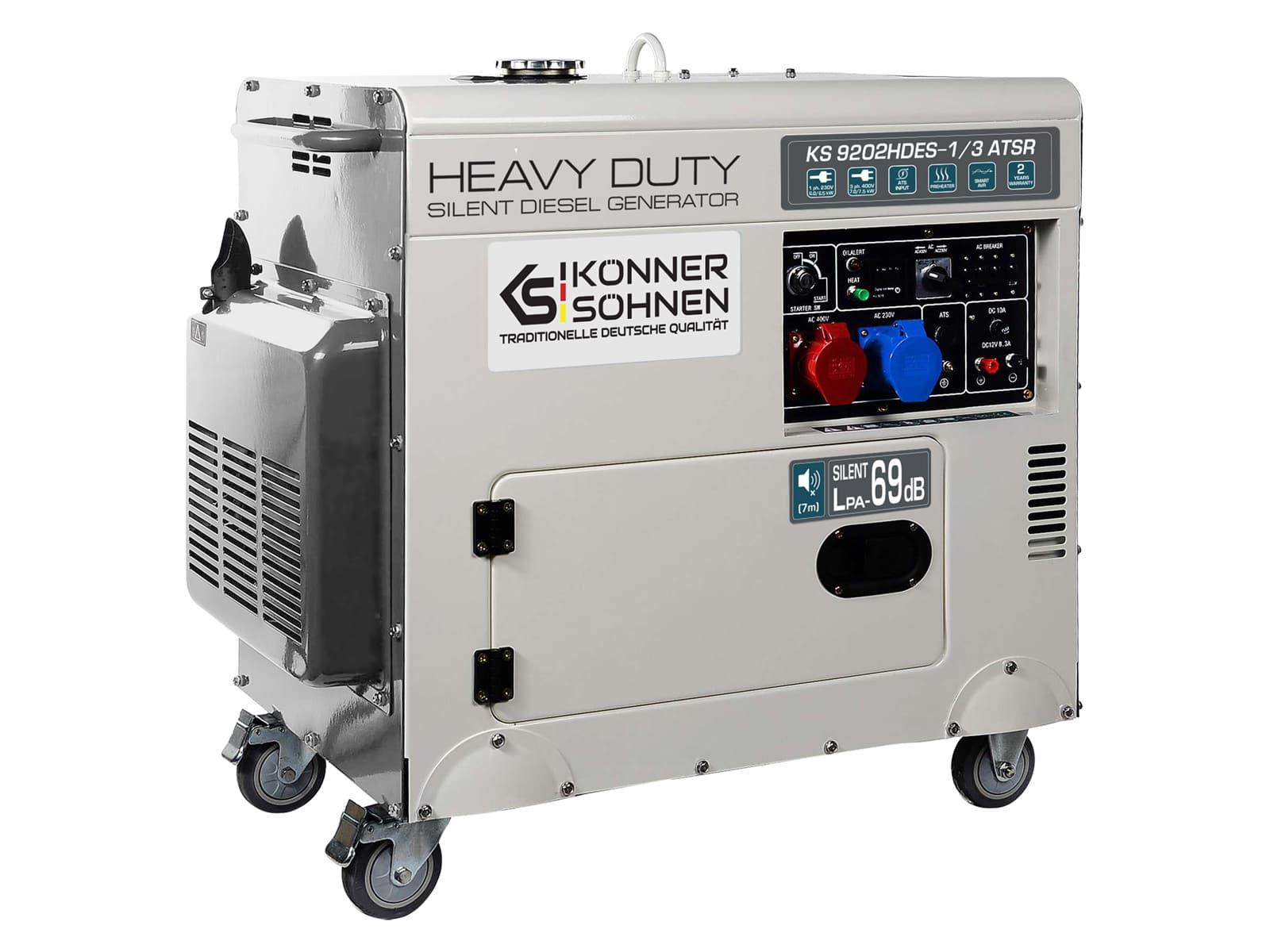Дизельний генератор KS 9202HDES-1/3 ATSR (EURO II)