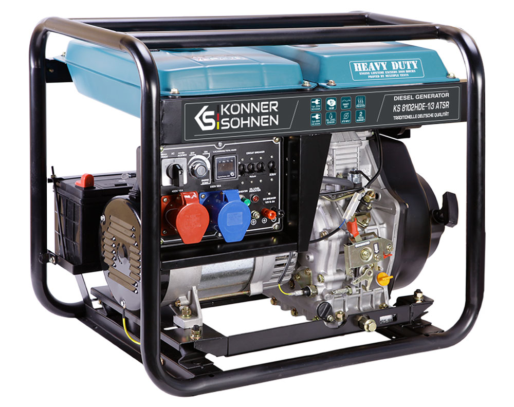 Дизельний генератор KS 8102HDE-1/3 ATSR (EURO II)