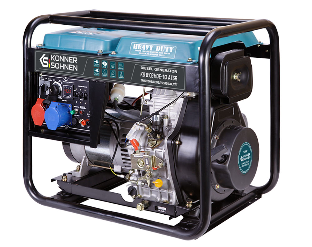 Дизельний генератор KS 8102HDE-1/3 ATSR (EURO II)
