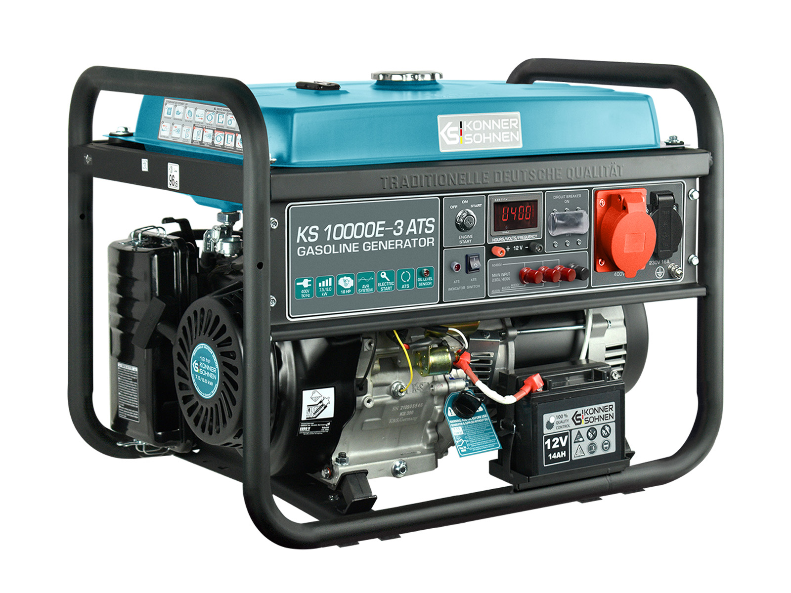 Бензиновий генератор KS 10000E-3 ATS