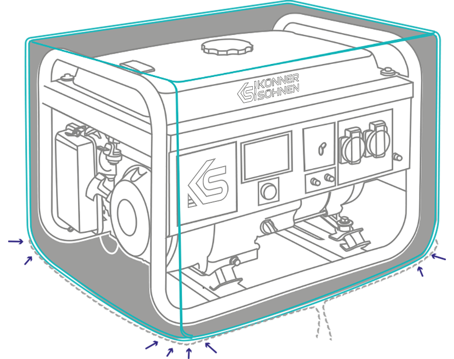 Чохол для генератора KS Cover 10